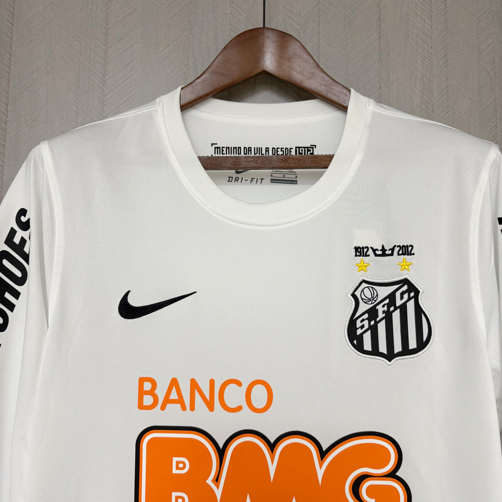 Retro Santos 2012 Home Manga Larga