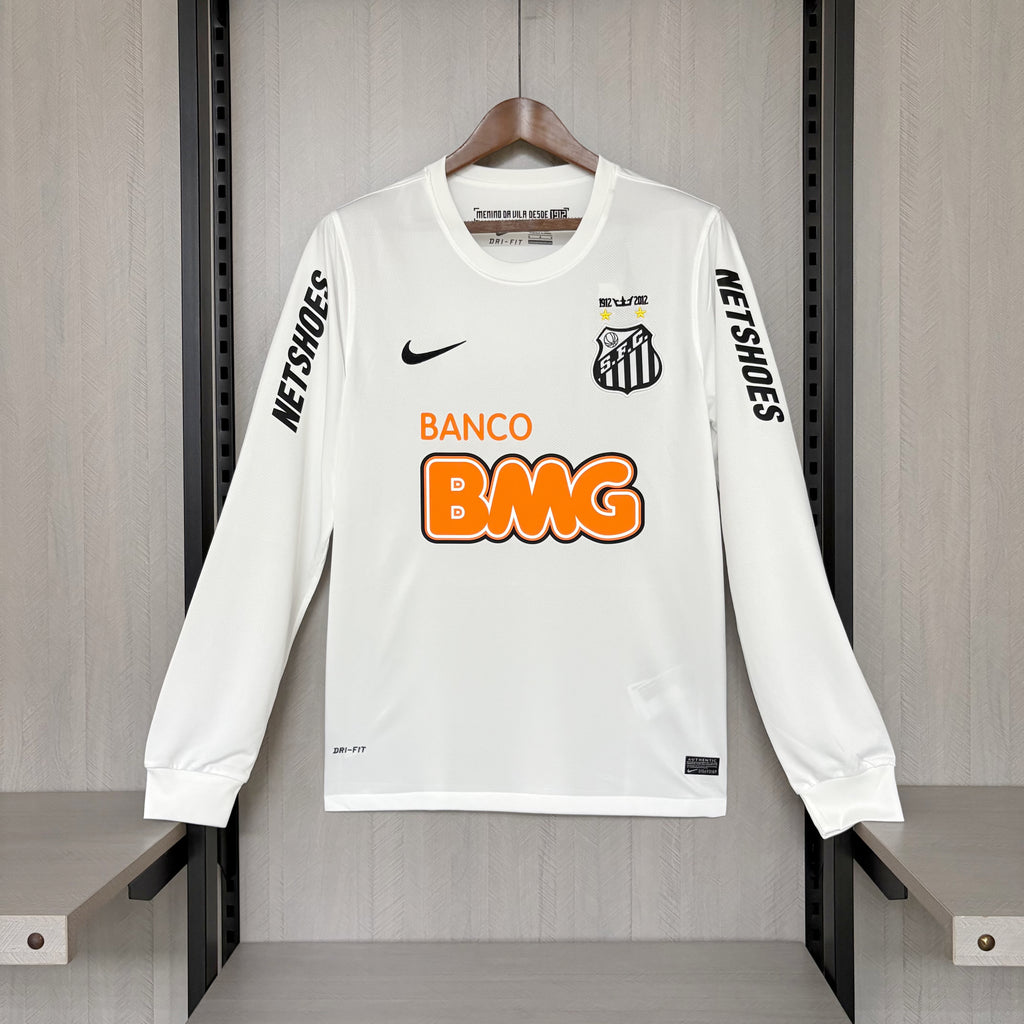 Retro Santos 2012 Home Manga Larga